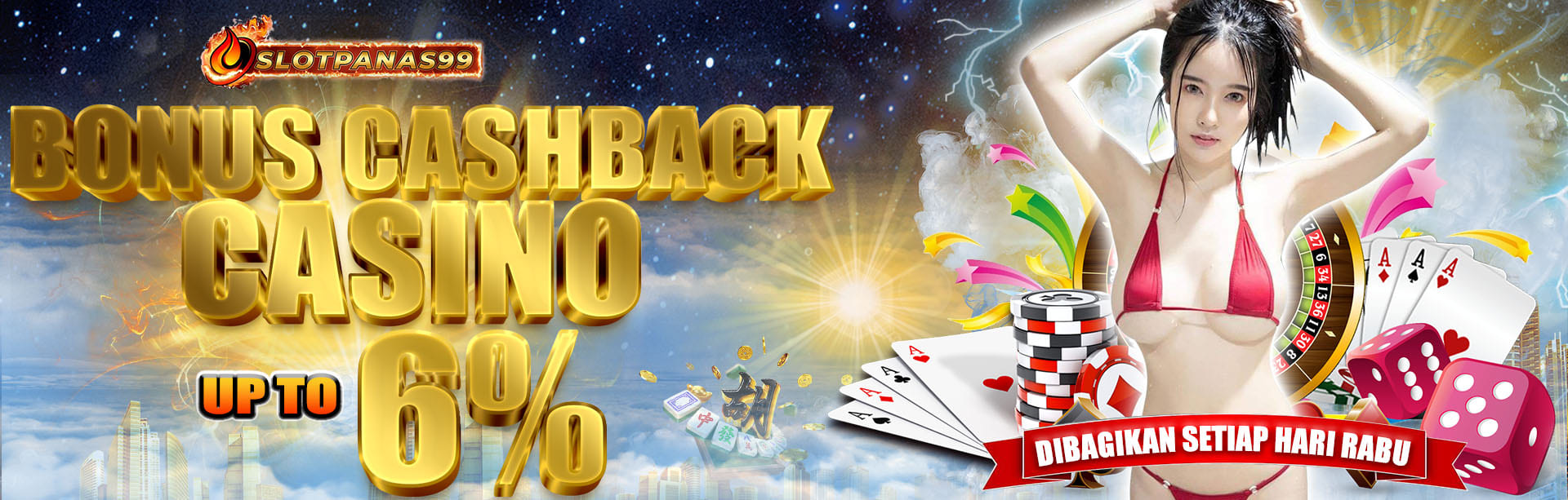 BONUS CASHBACK CASINO UP TO 6%